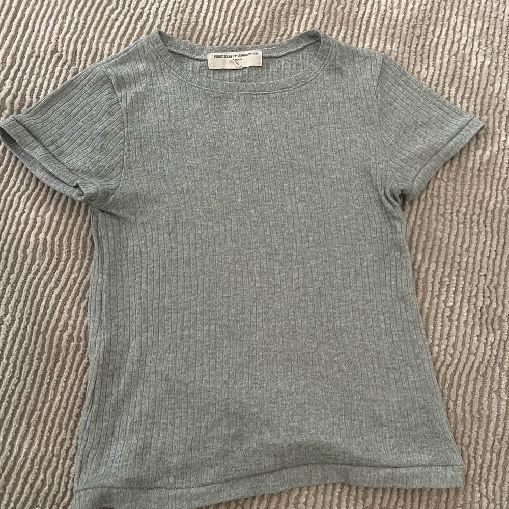 Urban outfitters gray soft knit T-shirt
